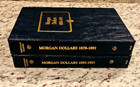 Set Of 2 Deluxe Classic Whitman Albums For Morgan Dollars Vol 1   2 1878 - 1921