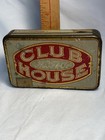 Antique Club House Cigar Tin Can Box Old Vintage Tobacco Collector Collectible