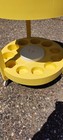 Vintage Mid Century Retro Drink Sserving Cart Porta Server Yellow Stylette Nib