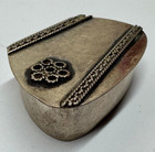 Vintage Sterling Silver Pill   Trinket Box Made In Israel  036grs 