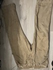 Lee Mens Carpenter Work Pants 40x32 Tan Cotton Twill Construction