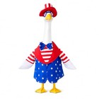 4th Of July Porch Goose Outfits For 23 Inch Goose Statue  Patriotic Uncle Sam