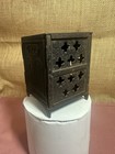 Vintage Ixl Cast Iron Still Bank Safe Door C 1910   1920 Orig Green Paint Small 3 