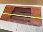 Vtg Antique Singer Treadle Sewing Machine Wood Table Top Cover Cabinet Part