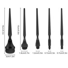 5pcs Durable Artist Paint Brush Set Smudge   Blending Brushes For Oil Watercolor