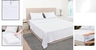 Luxurious 1800-thread Count Full Size White Sheet Set - Hotel Quality Comfort
