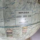 Vintage 12  Replogle Land And Sea World Globe Double Axis 1960 s Raised Surface