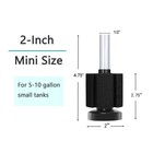 3 Pack Aquarium Bio Sponge Filter Breeding Fry Betta Shrimp Nano Fish Tank Small