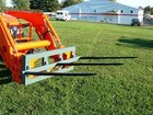 Skid Steer Triple Bale Spear Attachment 3 X 49  Prong Cat-m Hay Bale Handler
