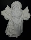 Sunflower Birdhouse Santa Unpainted Ceramic Bisque Ready To Paint