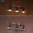 3 Light Billiard Ball Design Pool Table Light Metal Pendant Lamp Ceiling Fixture