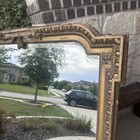 Large Antique 19th Century Gilt Mirror