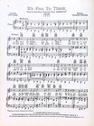 It s Fun To Think Sheet Music All American Ray Bolger Broadway Musical Flop 1962