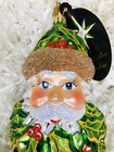 Radko Holly Ho Ho Santa Ornament Nwt 1014487 Retired 2007 Rare