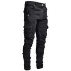 Casual Men s Ripped Slim Daily Chic Skinny Jeans Stretch Trousers Denim Pants