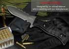 Oerla Tactical Fixed Blade Knives Outdoor Duty Field Knife Double Sided Blade