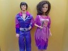 Donny And Marie Osmond Mattel 1970s Era Doll With Purple Outfits Mikes