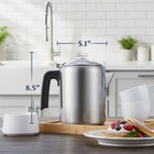 Heavy Duty Stove Top Percolator Yosemite Coffee Pot Maker Stainless Steel 8-cup