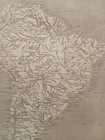 Antique Map Of South America    s  America    Copperplate Engraving C  1800q