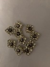 Lot Of Ten 22mm Designer Cc Vintage Button Gold Tone Chanel 10 Buttons