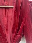 Vintage 1930   s Balero Women   s Red Velvet Top Handmade 