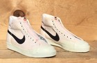 Vintage 1980 Nike Blazer Canvas White black Dynasty Legend Size 5 5 Read Ad