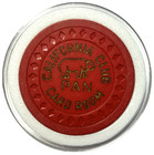 Casino Chip  California Club   Pan   Las Vegas Casino Legends Hall Of Fame