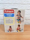 1978 Playskool Nesting Cubes Nos Vintage Boxed Original Price Tag