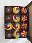 Vintage Metal Yo-yo W rattle Original Box Of 24 Japan Nos New Old Stock Litho
