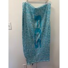 Fcs Surfboard Sock 10 0  Blue Tiger Stripe Stretch Knit Longboard Cover Bag