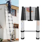 5m 16 4ft Tall Telescoping Ladder Extension Collapsible Ladders Aluminum En 131
