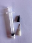 3cc 3ml Syringe 17 Gauge White Blunt Needle Tips Glue Adhesive Nails Rhinestones