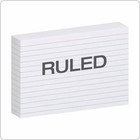 Oxford 41  1000 Pk  Ruled Index Cards  4  X 6   White  1 000 Cards  10 Packs    