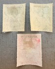Ascension 1-3   1922 Kgv St  Helena Overprint Stamps   Mh