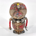 Tikar Clay House God 4inch Cameroon