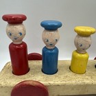 1950s Vintage Playskool Wooden Dolly Pull Kids Toy Parade Complete Rare
