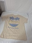 Corona Extra Find Your Beach Graphic Beige T-shirt Adult Size L 