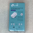 Sealed Tp-link Tl-pa7017p Av1000 Gigabit Passthrough Powerline Starter Kit