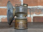 Justrite Brass Coal Miner s Carbide Mining Lamp Light For Helmet 1930  115123