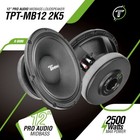  2  12  Midbass Timpano 2500w Tpt-mb12 2k5 8 Ohm Pro Audio Speaker - Pair