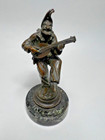 Antique French Grotesque Bronze Sculpture Statue Figurine Jester Joker Clown 5  