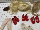 Vintage Doll Shoes Wigs Clothing Accessories Lot Mixed Styles Sizes Repair