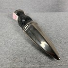 Beneagles Scotch Whiskey Peter Thomson Sgian Dubh Knife Decanter Liquor Bottle 