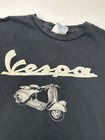 Vintage Vespa Scooters Tee 12 14 Youth Sizing 17 75x21 5 Inches Black As Is