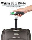 Fosmon 2x Portable Travel Tare 110lb 50kg Hanging Digital Suitcase Luggage Scale