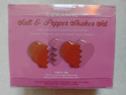 Valentine s Day Broken Hearts Ceramic Salt   Pepper Shaker Set     Brand New