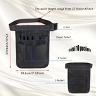1pc Server Apron  9 84x7 32inch Restaurant Waitress Accessories Bag Adjustabl   