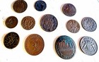 German States Lot Of 12 Copper Coins 1760-1870