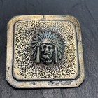 900 Silver Antique Peru South American Native American Figural Brooch Tourist 8b