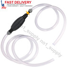 9 8ft Siphon Hose Transfer Hand Pump With Flow Valve For Gasoline Oil Water Fuel